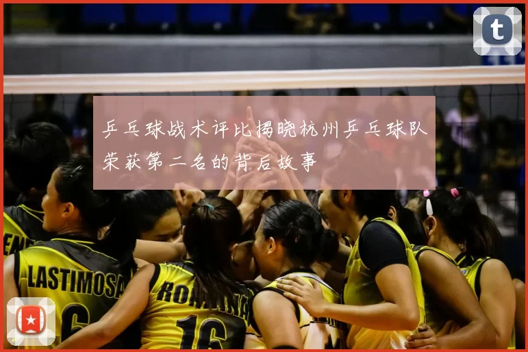 乒乓球战术评比揭晓杭州乒乓球队荣获第二名的背后故事