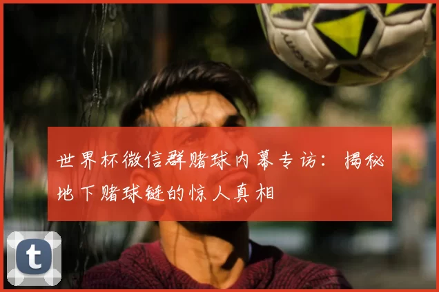 世界杯微信群赌球内幕专访：揭秘地下赌球链的惊人真相