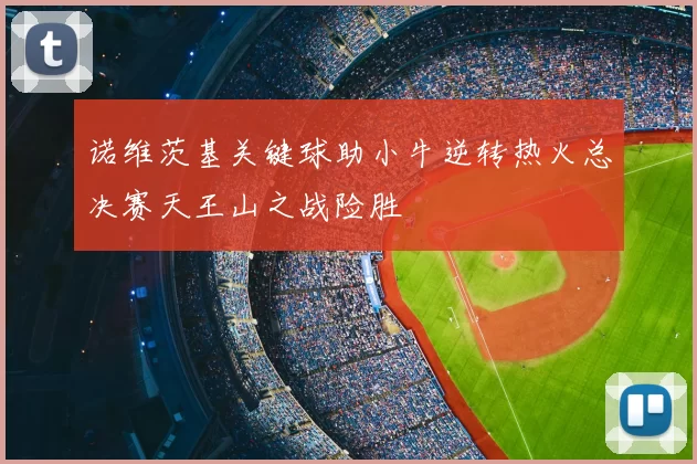 诺维茨基关键球助小牛逆转热火总决赛天王山之战险胜