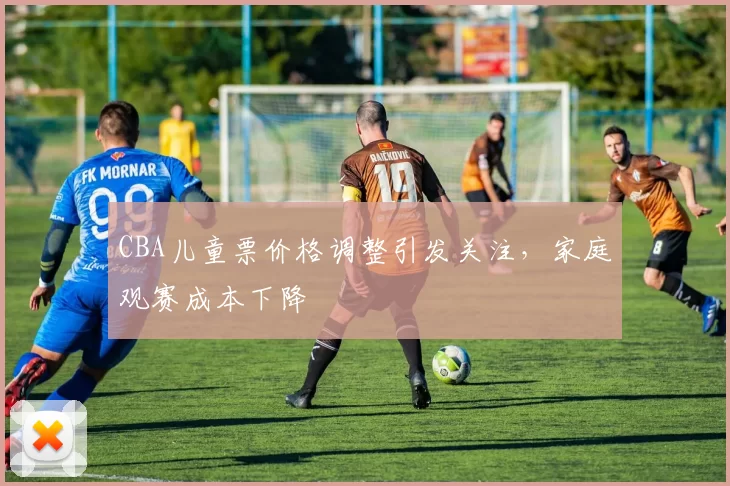 CBA儿童票价格调整引发关注,家庭观赛成本下降