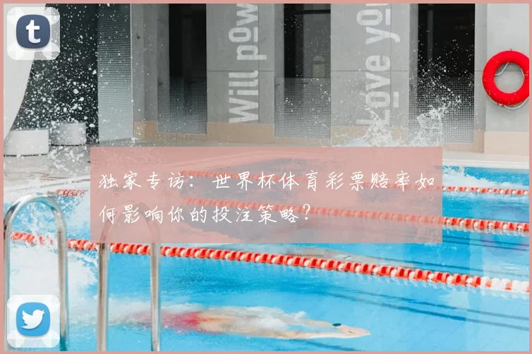 独家专访:世界杯体育彩票赔率如何影响你的投注策略?