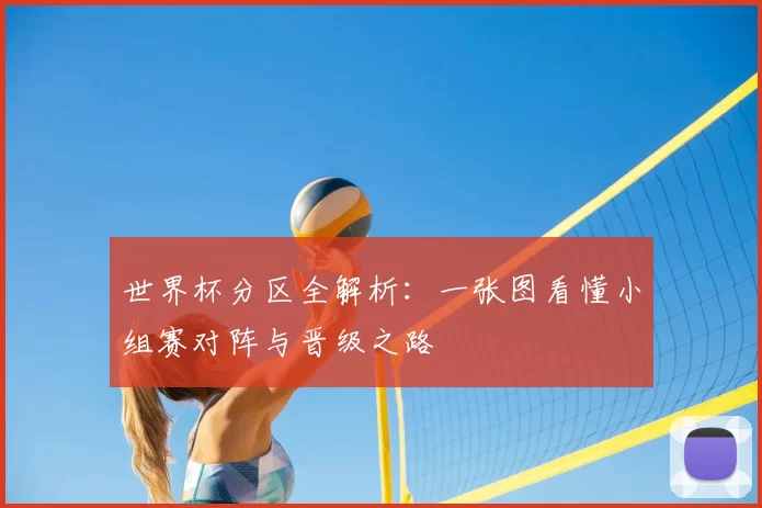 世界杯分区全解析：一张图看懂小组赛对阵与晋级之路